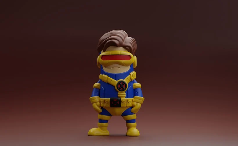 Mini Cyclops — Marvel / X-Men 3D printable STL model