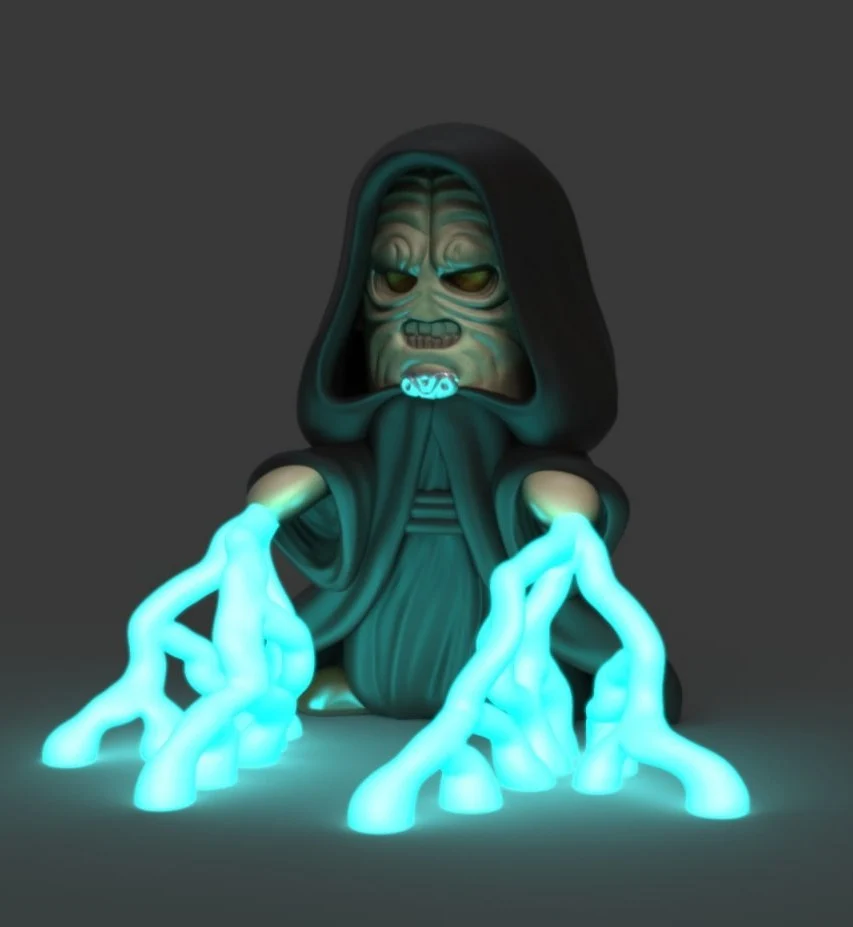 Mini Palpatine — Star Wars 3D printable STL model