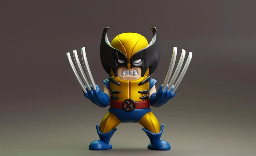 Mini Wolverine — Marvel / X-Men 3D printable STL model