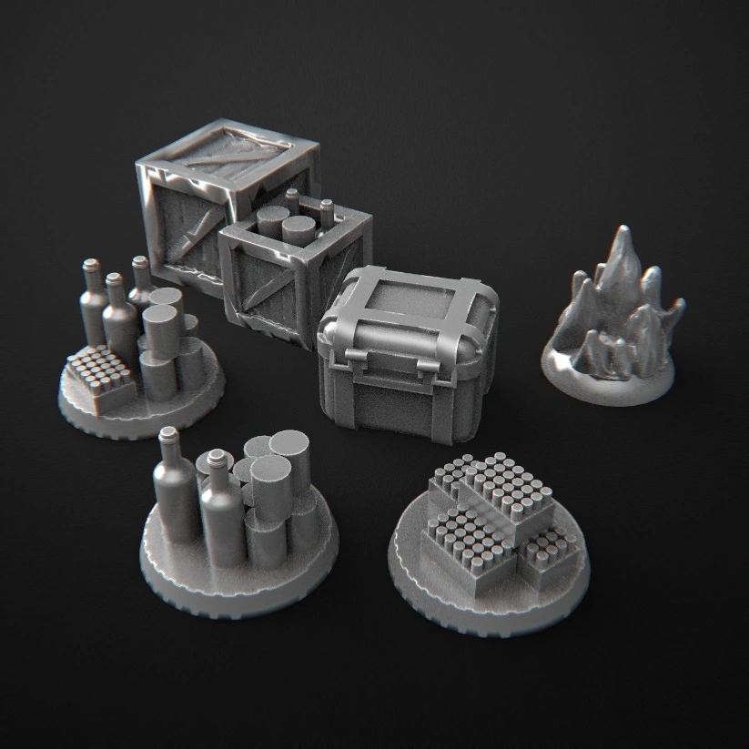 Mission Tokens 3D printable STL model