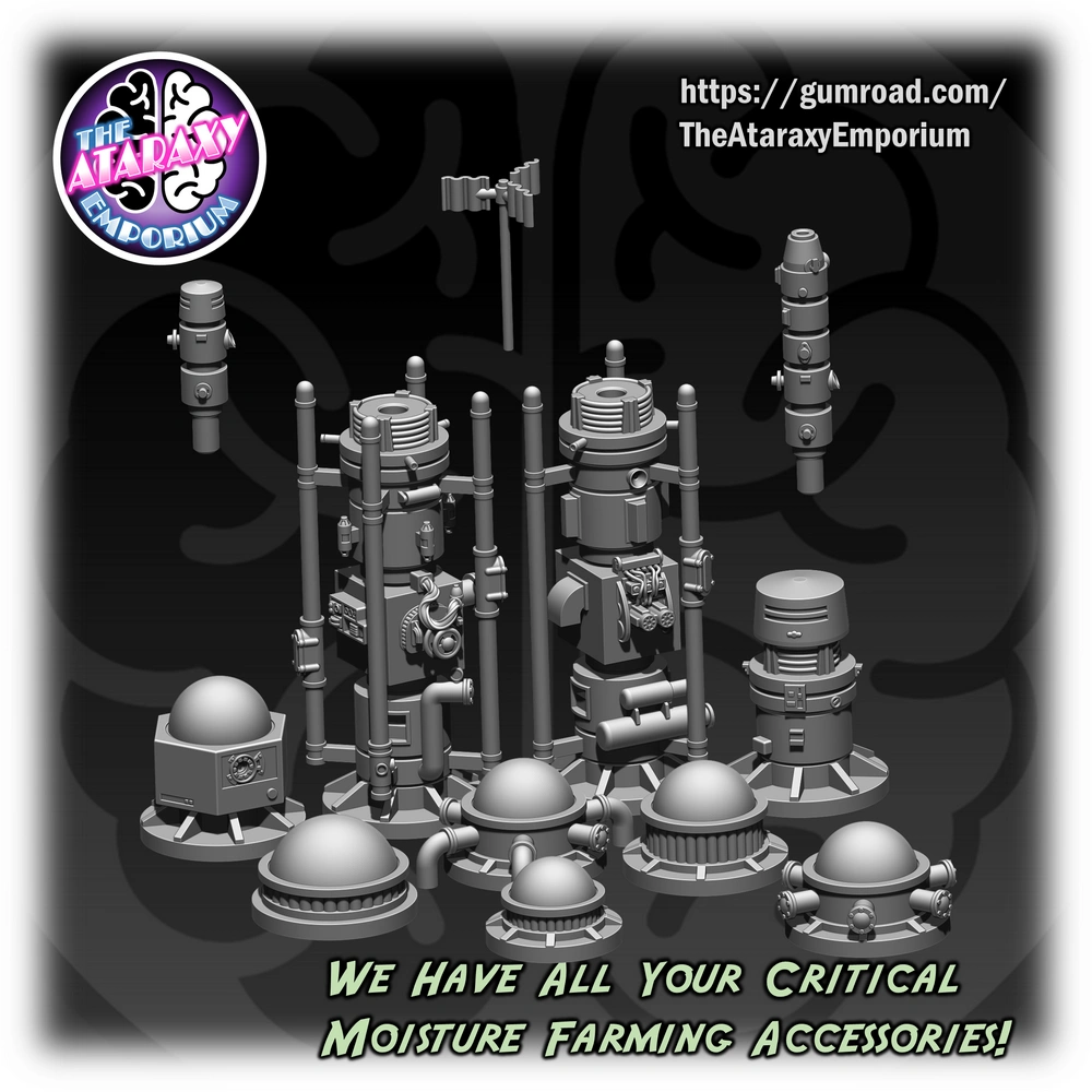 Moisture Vaporators — Star Wars 3D printable STL model
