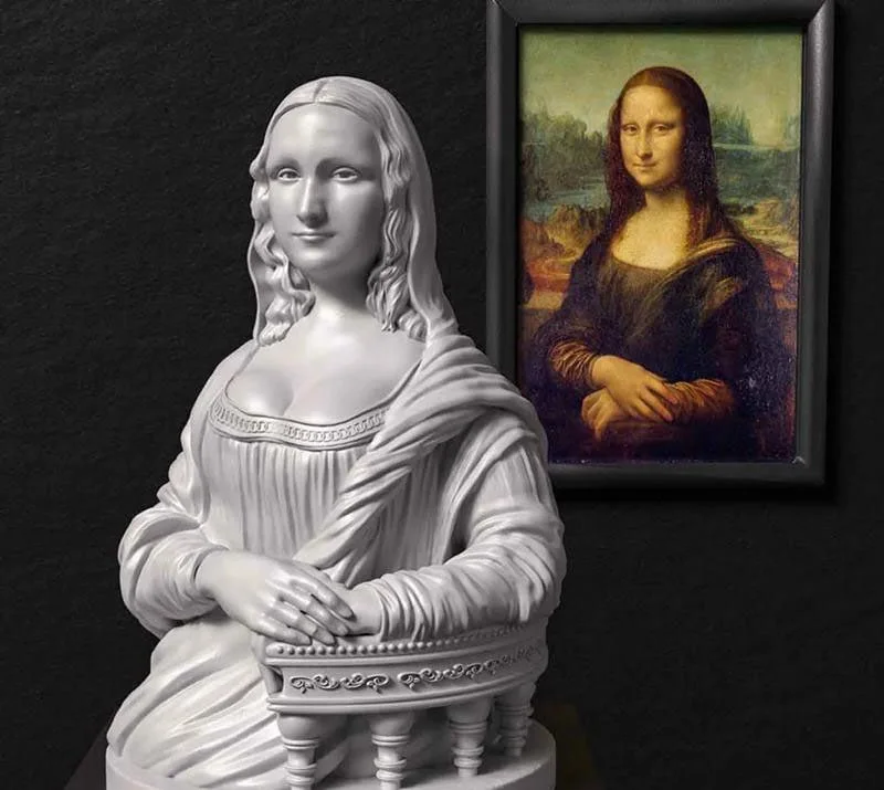 Mona Lisa – Leonardo da Vinci 3D printable STL model