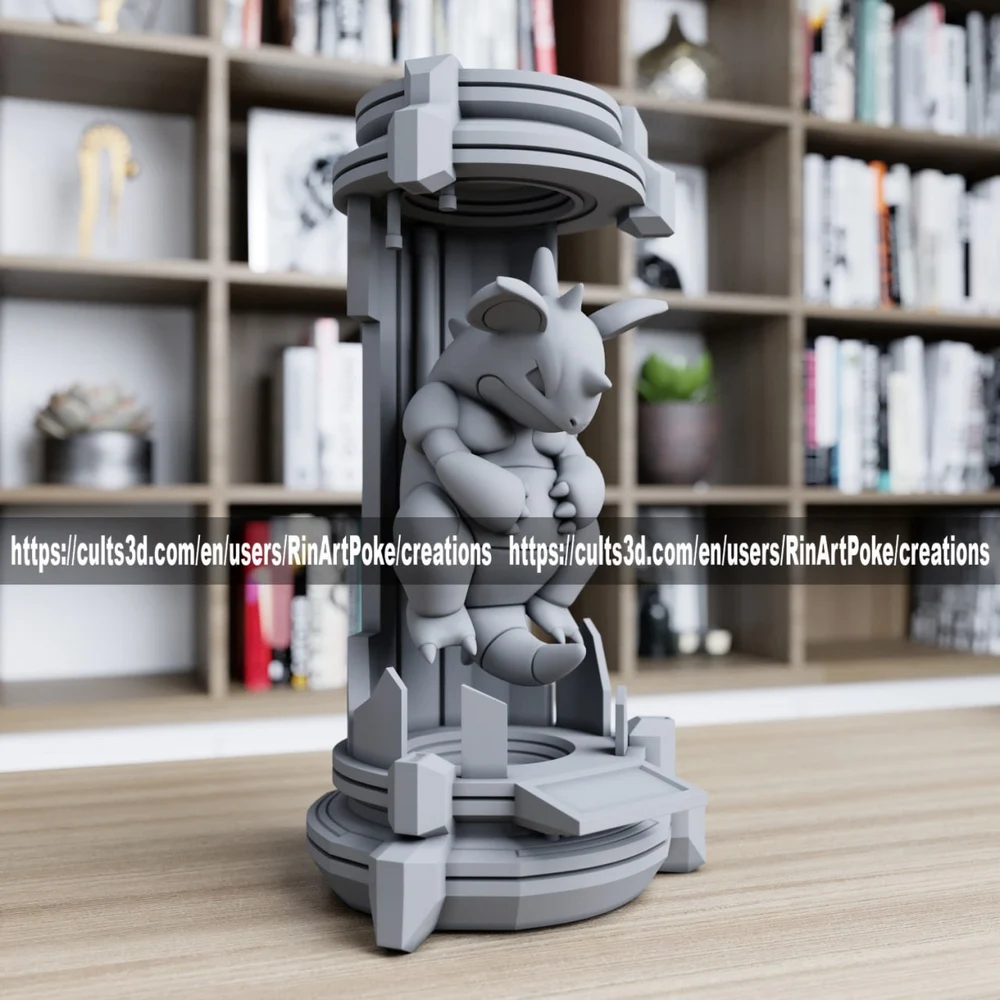 Nidoqueen in the Lab — Pokémon 3D printable STL model