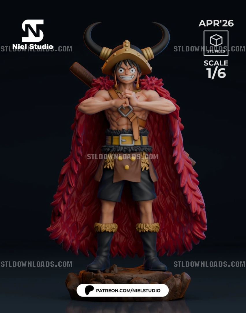 Luffy (Elbaf) — One Piece 3D printable STL model