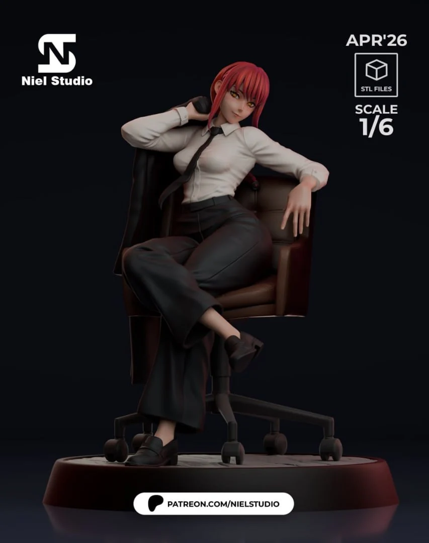 Makima — Chainsaw Man 3D printable STL model
