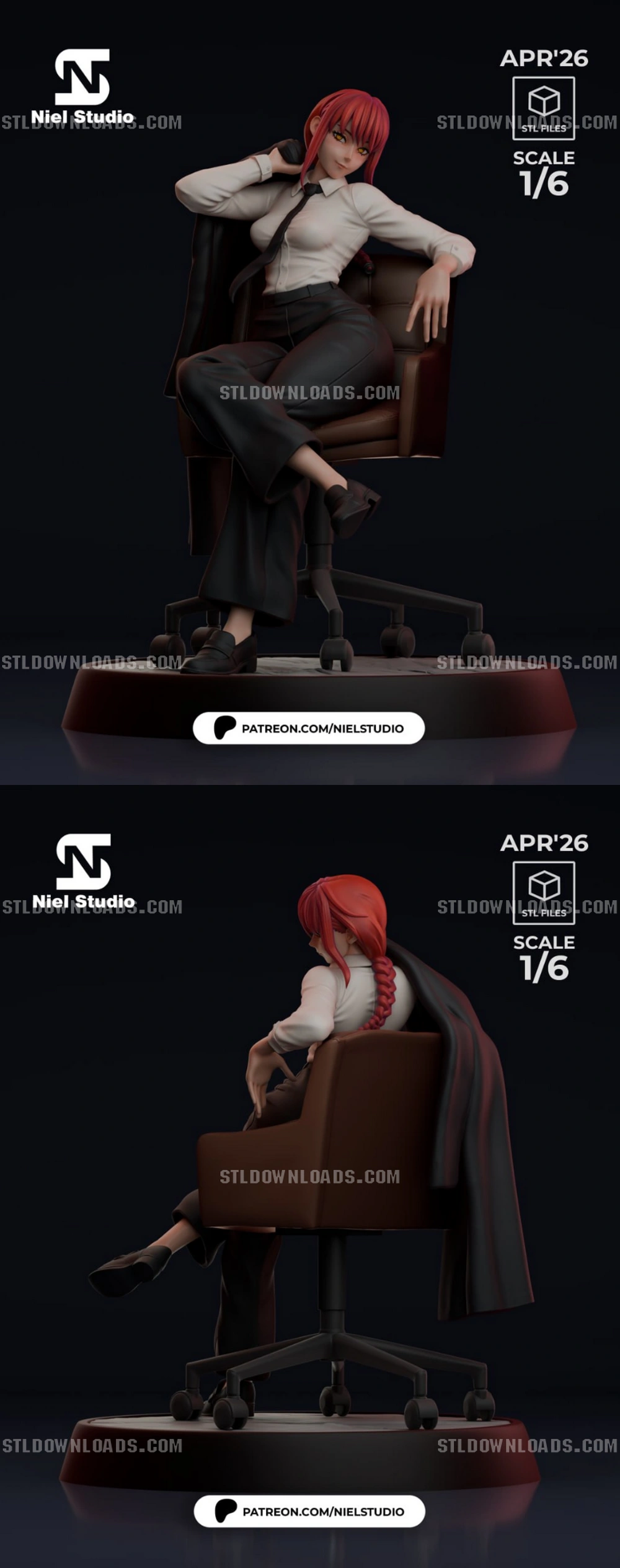 Makima — Chainsaw Man 3D printable STL model