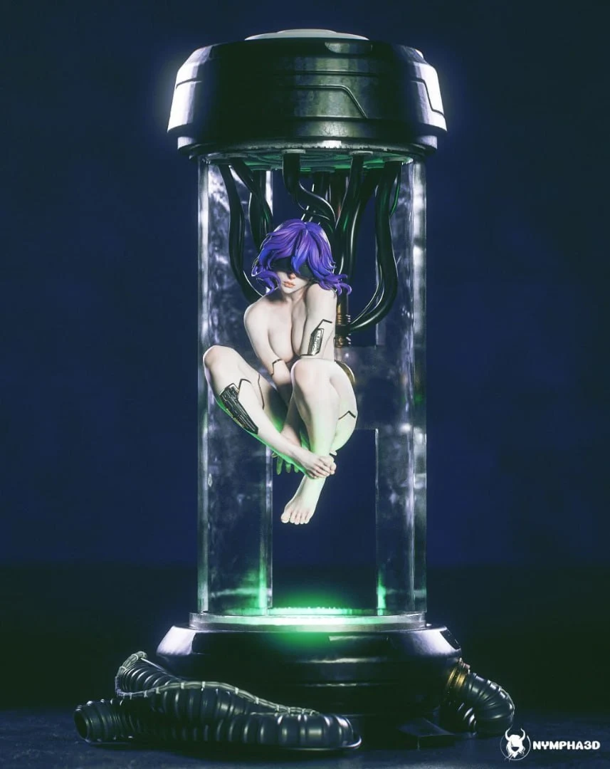 Motoko Kusanagi — Ghost in the Shell 3D printable STL model