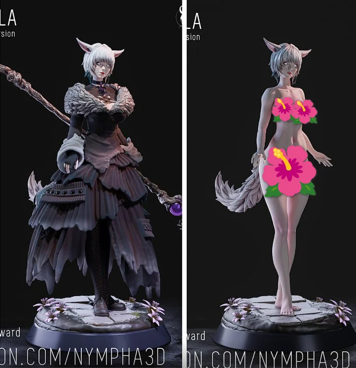 Y'shtola – Final Fantasy XIV 3D printable STL model