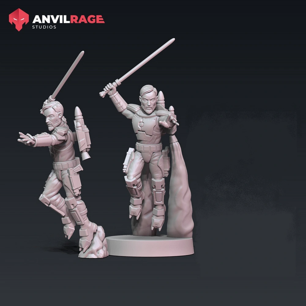 Obi-Wan Kenobi Clone Jet Pack — Star Wars 3D printable STL model