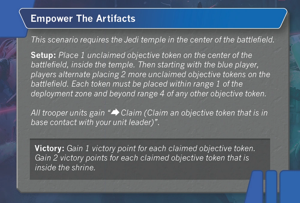 Objective Card Jedi Temple Fan Cards — Star Wars 3D printable STL model
