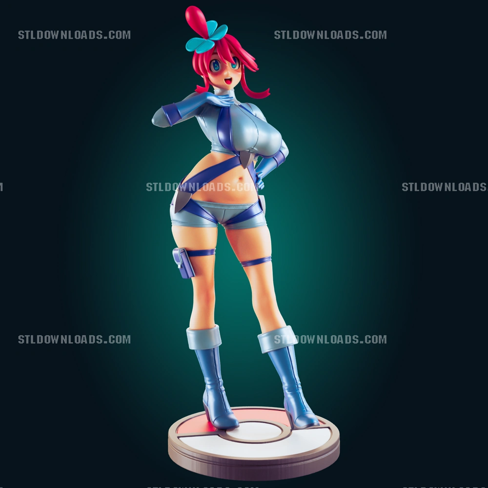 Skyla Pokemon Trainer — Pokémon 3D printable STL model