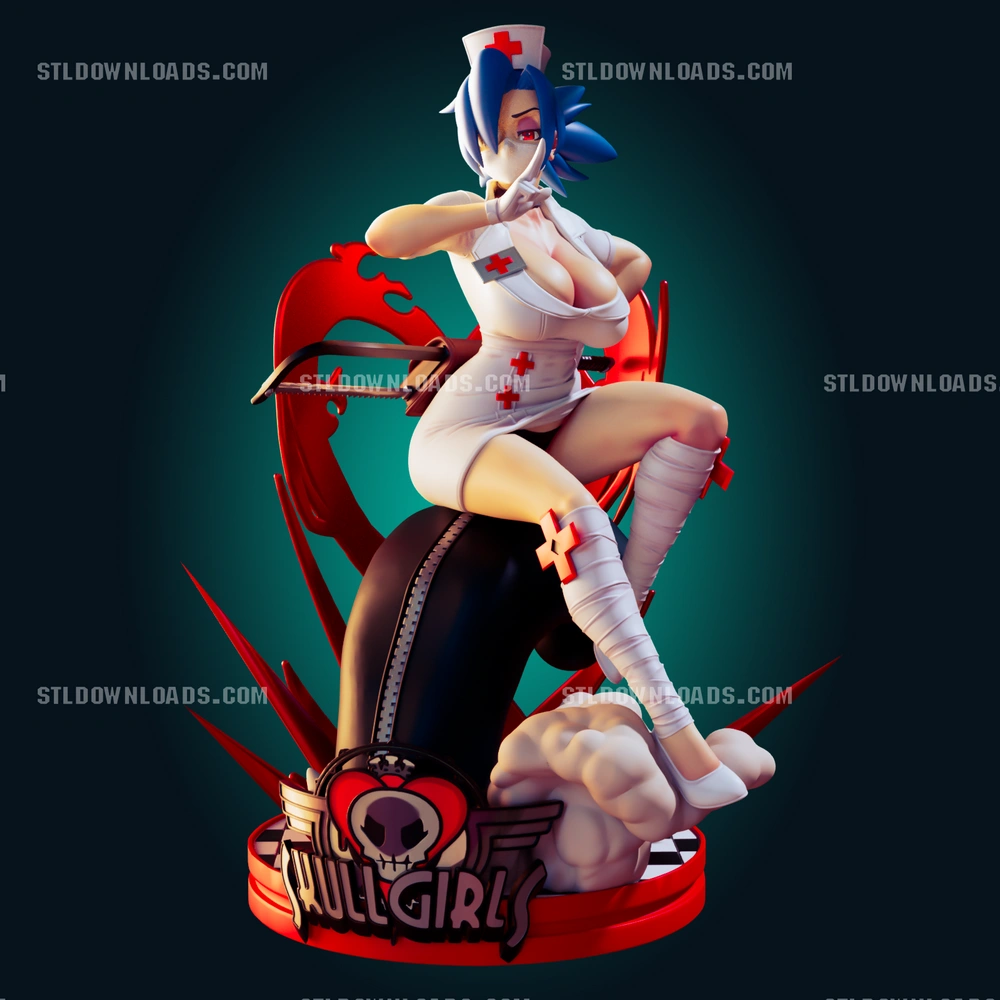 Valentine Skullgirls Nurse — Skullgirls 3D printable STL model