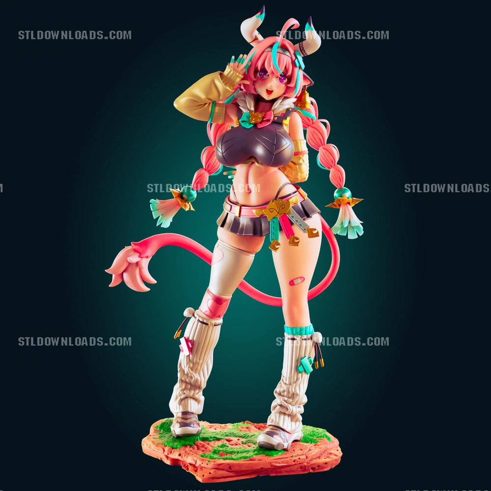 Varesa Genshin Impact Cowgirl — Genshin Impact Crossover 3D printable STL model