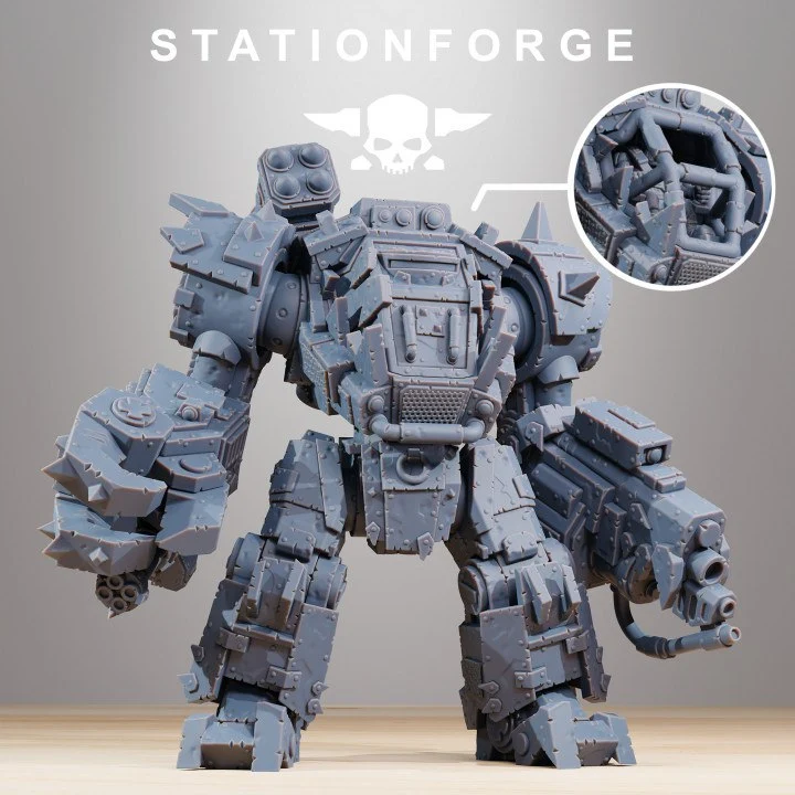 Orkaz Walkanator — Warhammer 40K Alt 3D printable STL model
