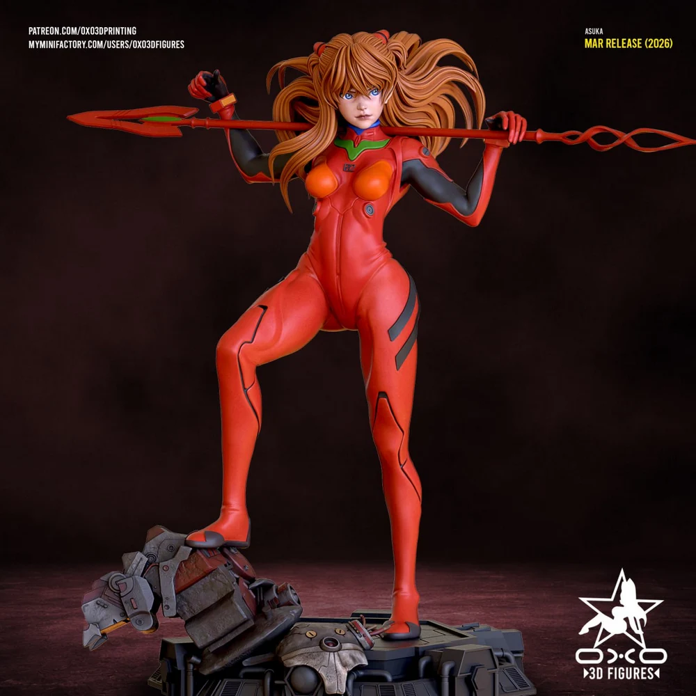 Asuka — Neon Genesis Evangelion 3D printable STL model