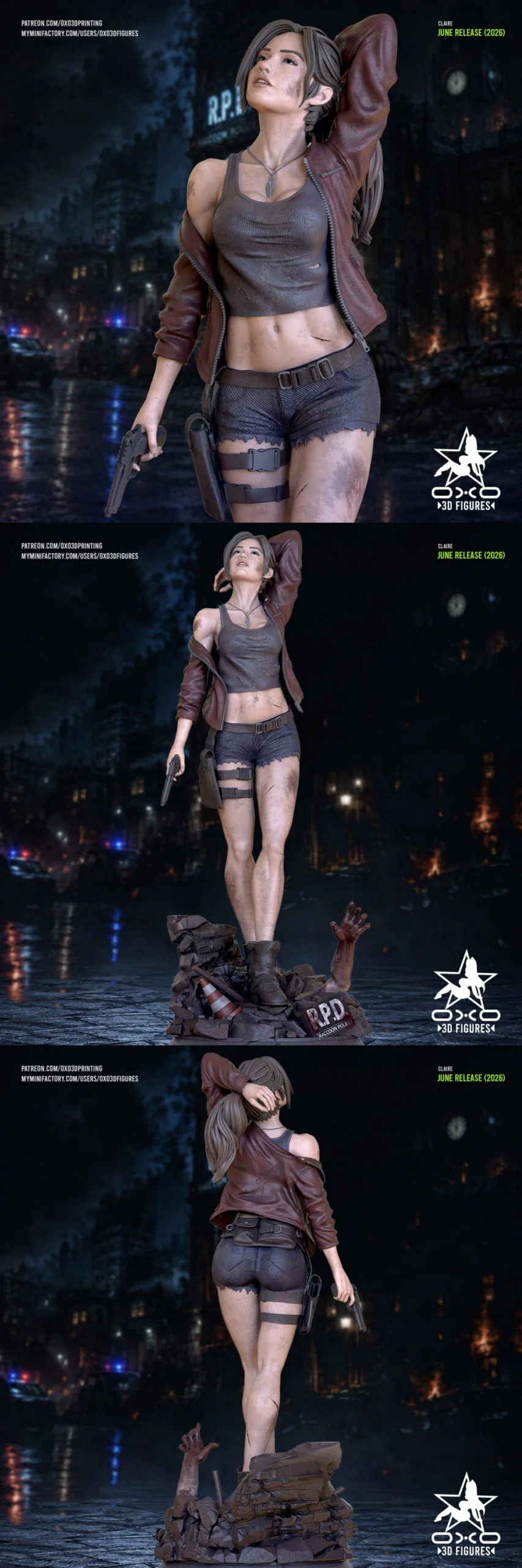 Claire — Resident Evil 3D printable STL model