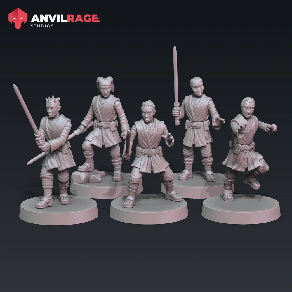 Padawans — Star Wars 3D printable STL model