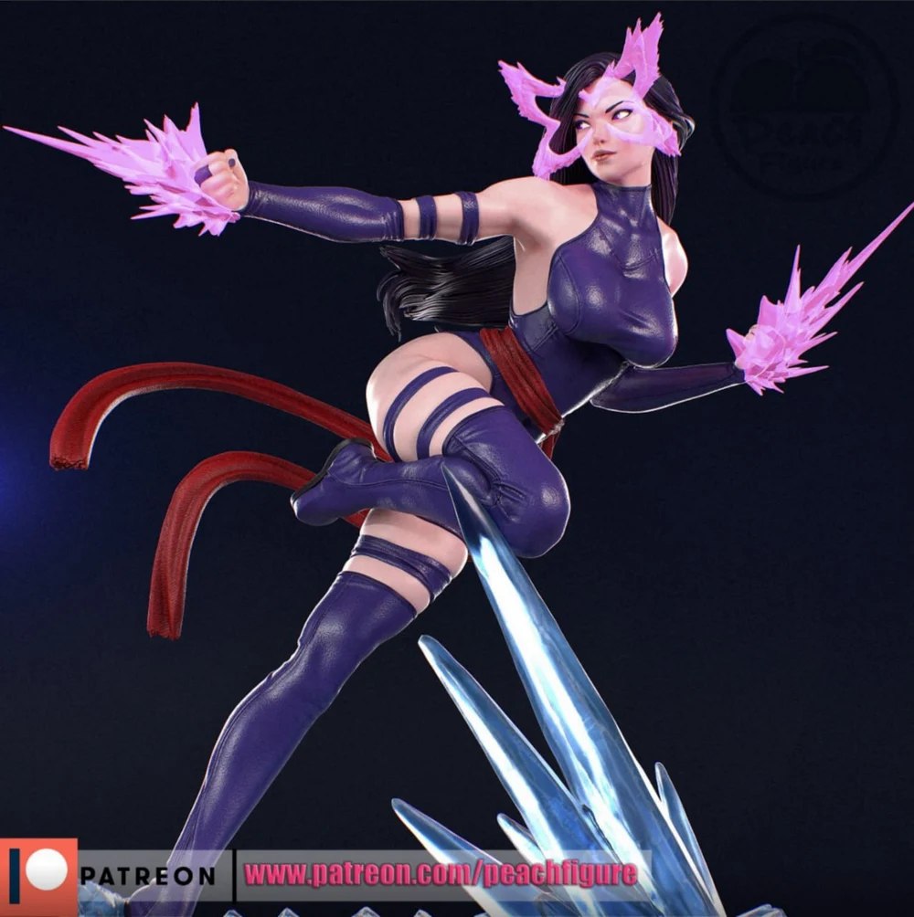 Psylocke — Marvel / X-Men 3D printable STL model