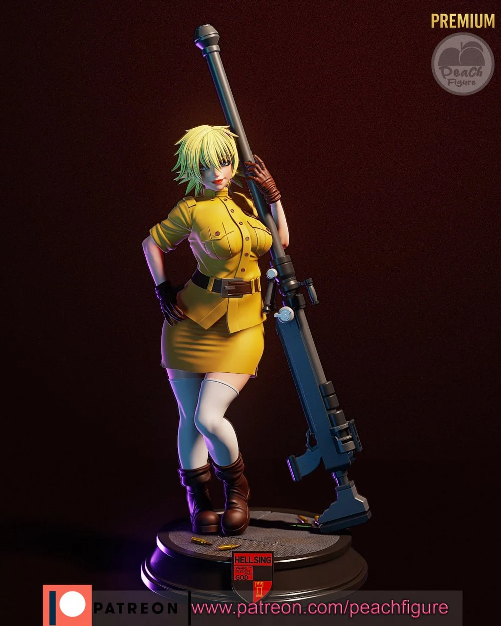 Seras Victoria — Hellsing 3D printable STL model