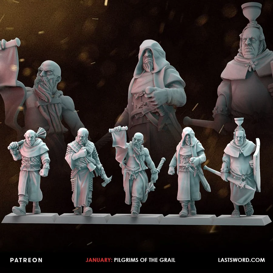 Extra Pilgrims of the Grail 3D printable STL model