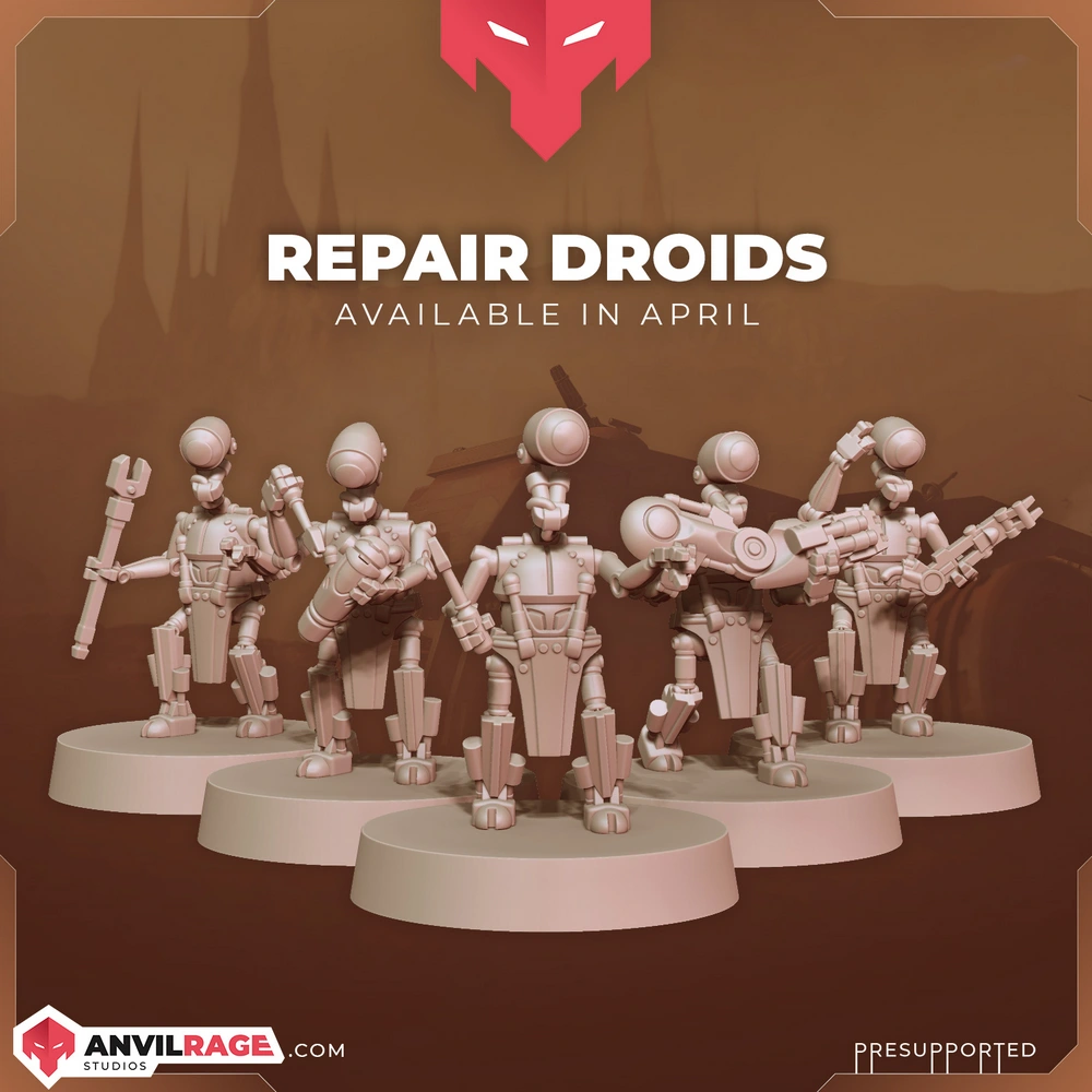 PK-series Worker Droid — Star Wars 3D printable STL model
