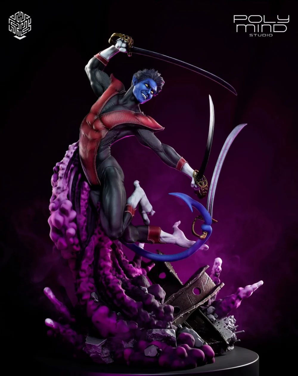 Nightcrawler — Marvel / X-Men 3D printable STL model