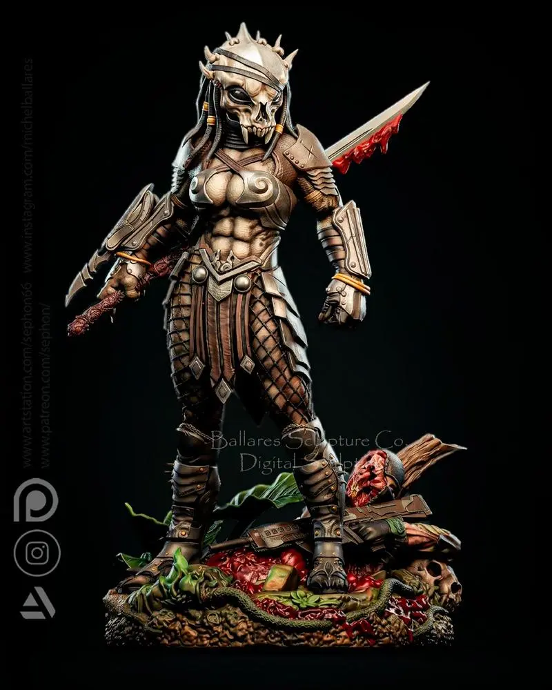 Female Predator — Predator 3D printable STL model