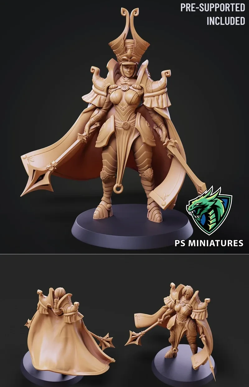Sanctum Guardian Variants and Pinup — Sci-Fi Alt 3D printable STL model