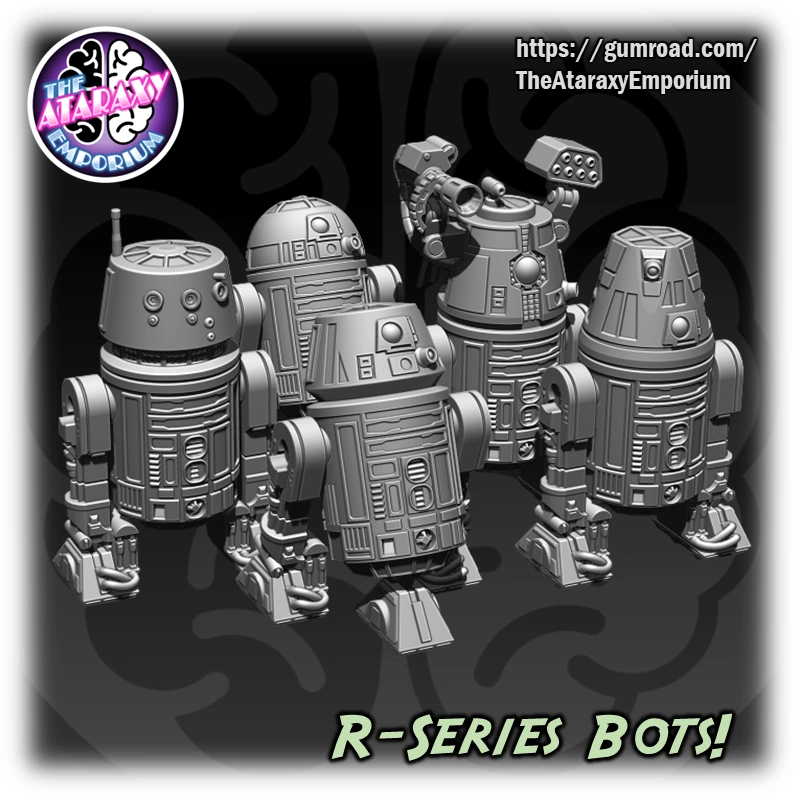 R-Series Automatons Plus KNR Head — Star Wars 3D printable STL model