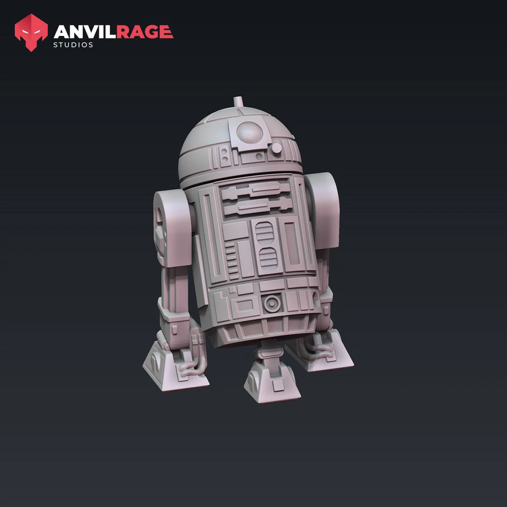 R2-D2 — Star Wars 3D printable STL model