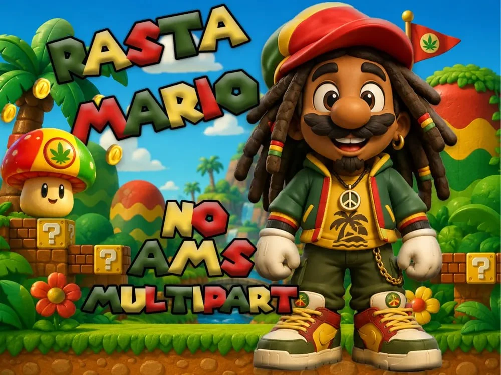 Rasta Mario — Super Mario 3D printable STL model