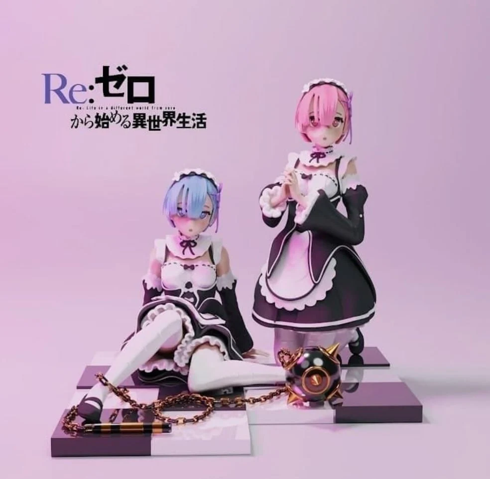 Rem and Ram — Re:Zero 3D printable STL model