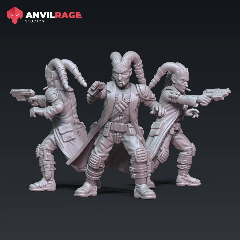 Rebel Trooper Twi'lek Commander — Star Wars 3D printable STL model