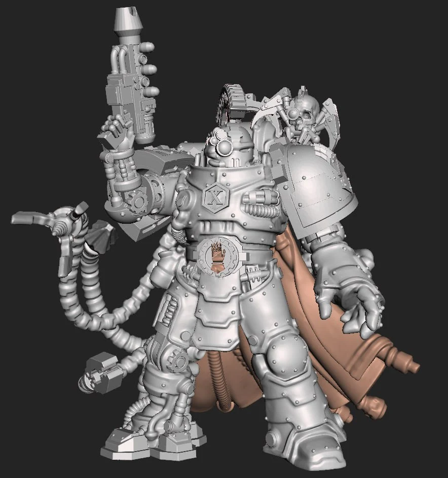 Remastered Praetor v1 — Warhammer 40K (Space Marines) 3D printable STL model