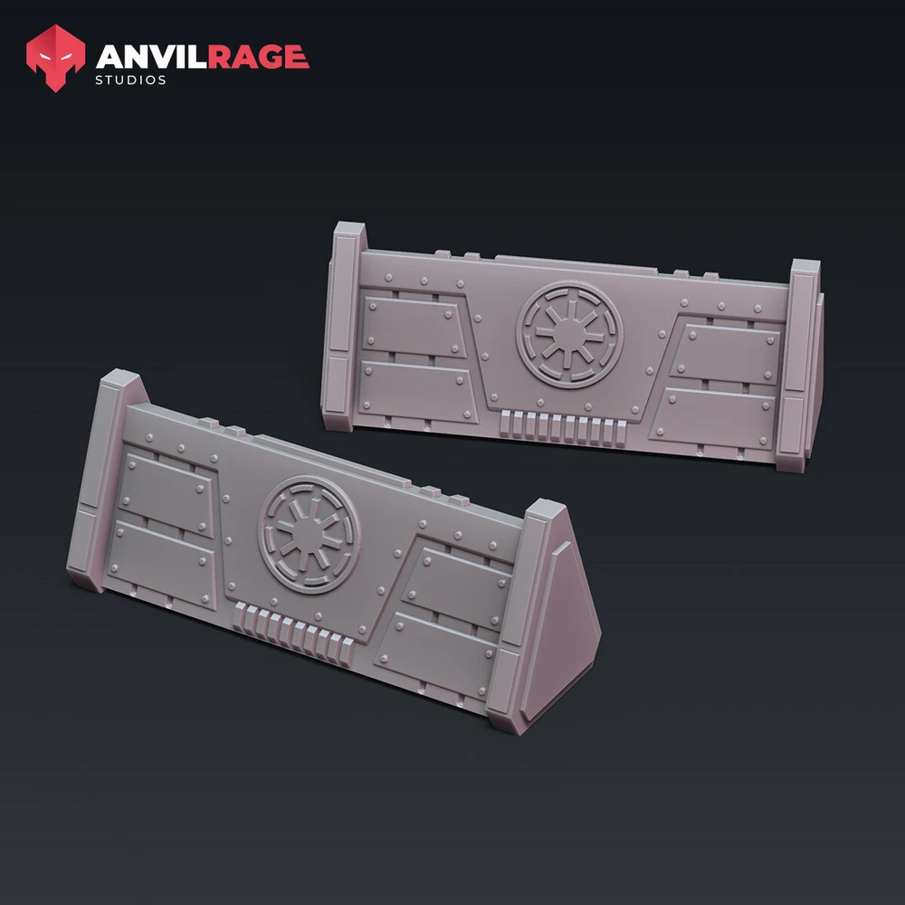 Republic Barricade — Star Wars 3D printable STL model