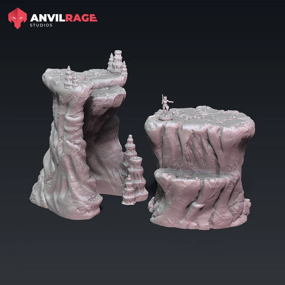 Rocky Hills STL render Rocky Hills 3D printable STL model