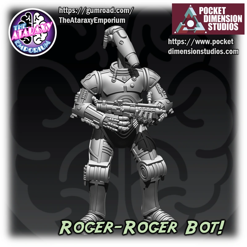 Roger Roger Protocol Bot — Star Wars 3D printable STL model
