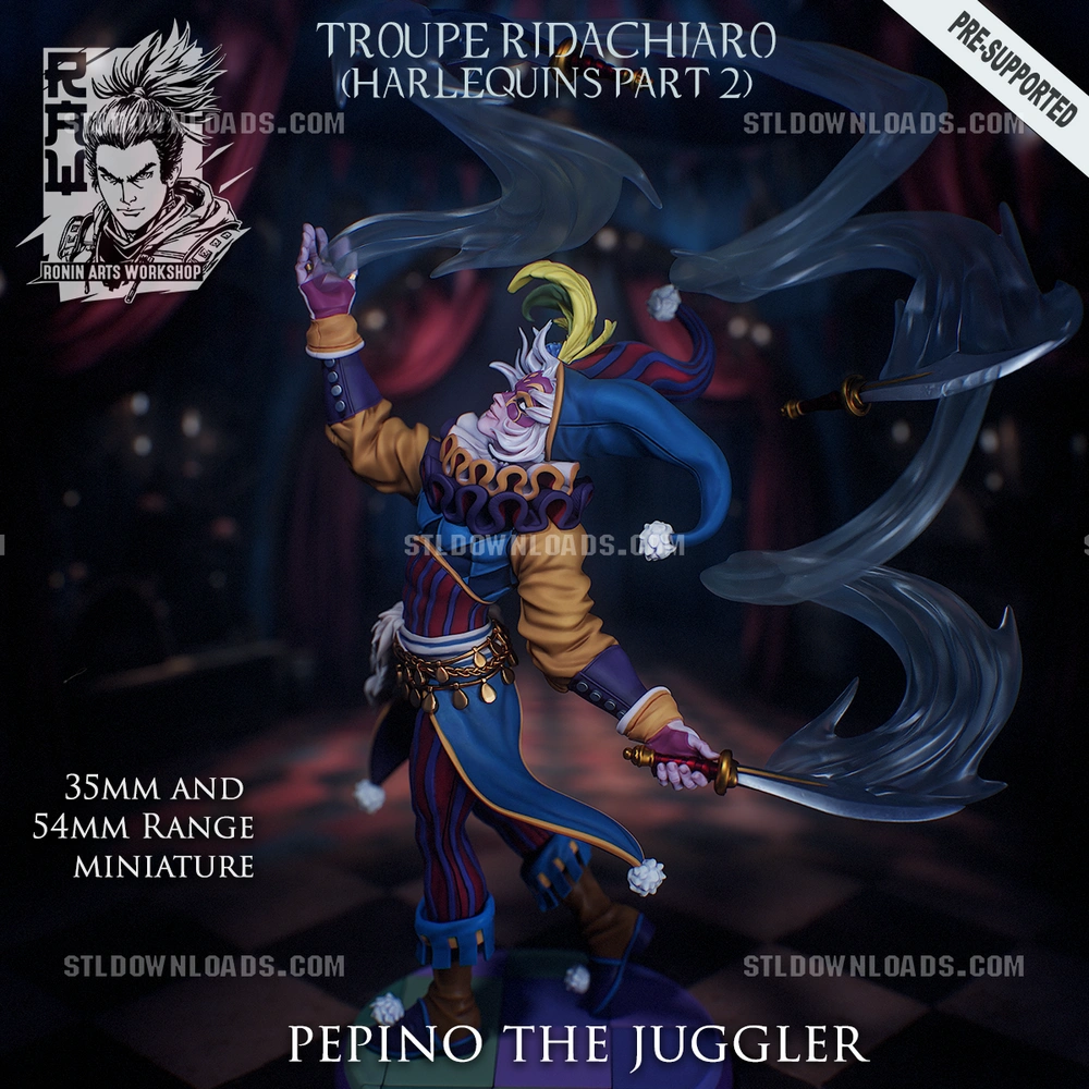 Pepino the Juggler (Jester Assassin) 3D printable STL model