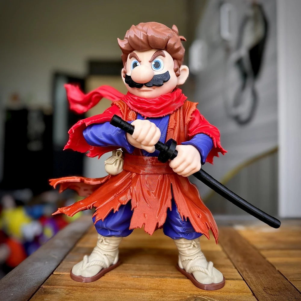 Ronin Mario — Super Mario 3D printable STL model