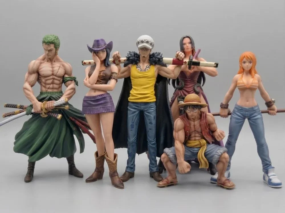 Roronoa Zoro, Monkey D. Luffy, Trafalgar Law, Nico Robin & Boa Hancock — One Piece 3D printable STL model