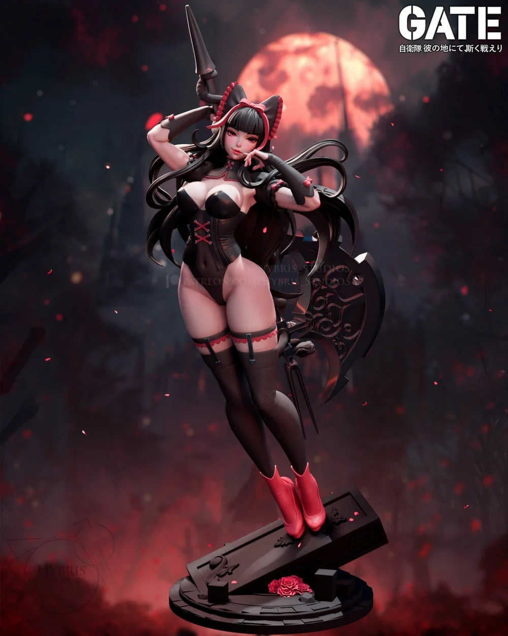 Rory Mercury — GATE (Jieitai Kano Chi nite, Kaku Tatakaeri) 3D printable STL model