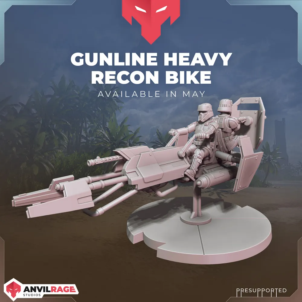 RT-97c BARC Speeder — Star Wars STL render RT-97c BARC Speeder — Star Wars 3D printable STL model