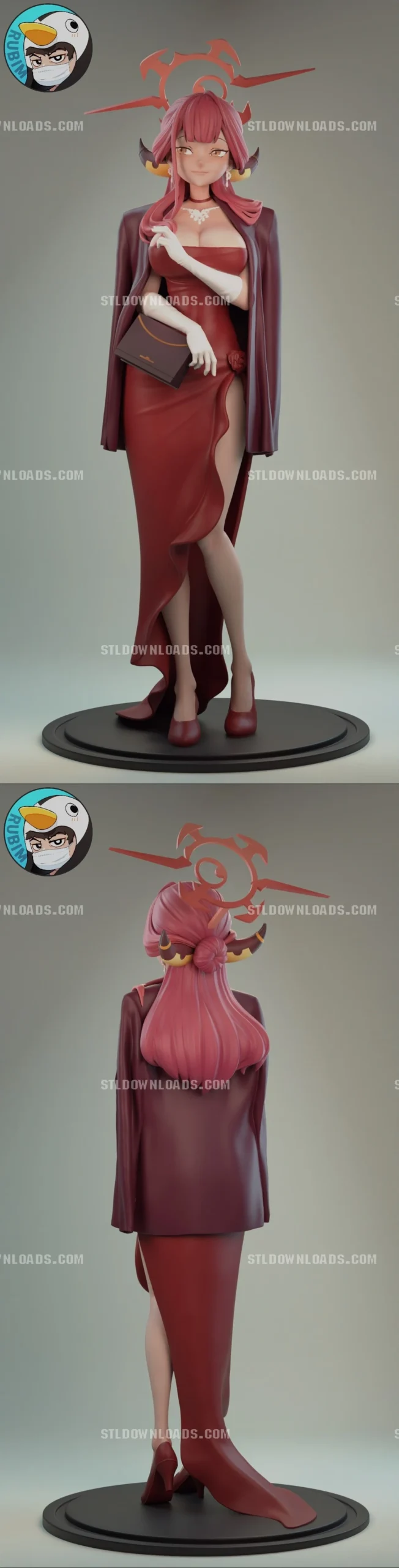 Dress Aru — Blue Archive 3D printable STL model