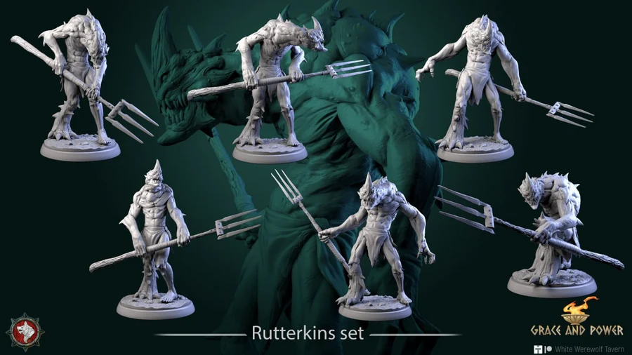 Rutterkins Set 3D printable STL model