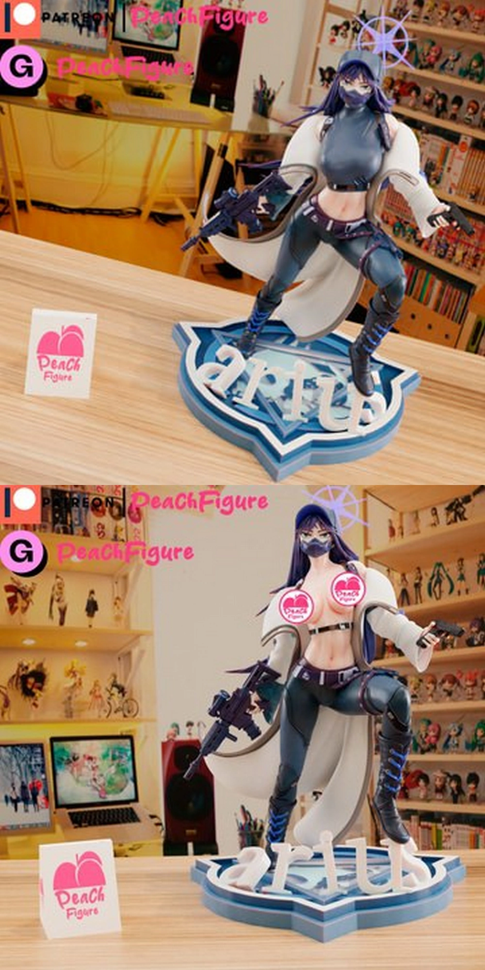 Saori — Blue Archive STL render Saori — Blue Archive 3D printable STL model