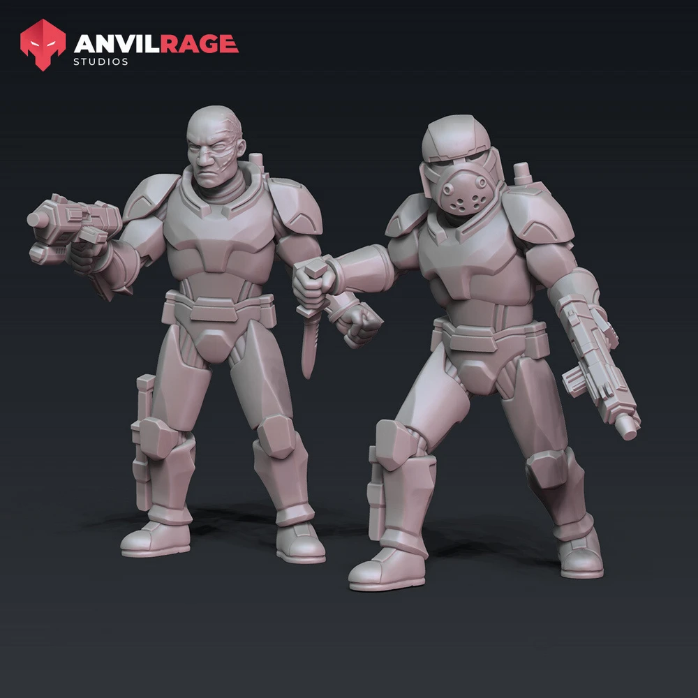 Wrecker — Star Wars STL render Wrecker — Star Wars 3D printable STL model