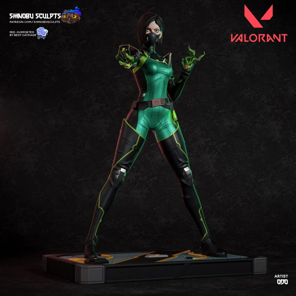Viper — Valorant STL render Viper — Valorant 3D printable STL model