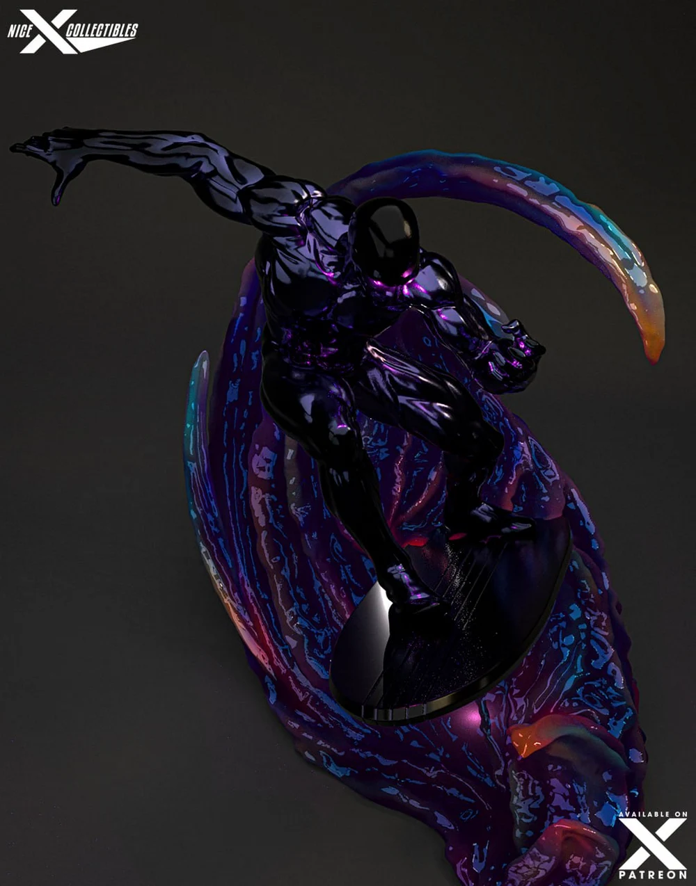 Silver Surfer Black — Marvel 3D printable STL model