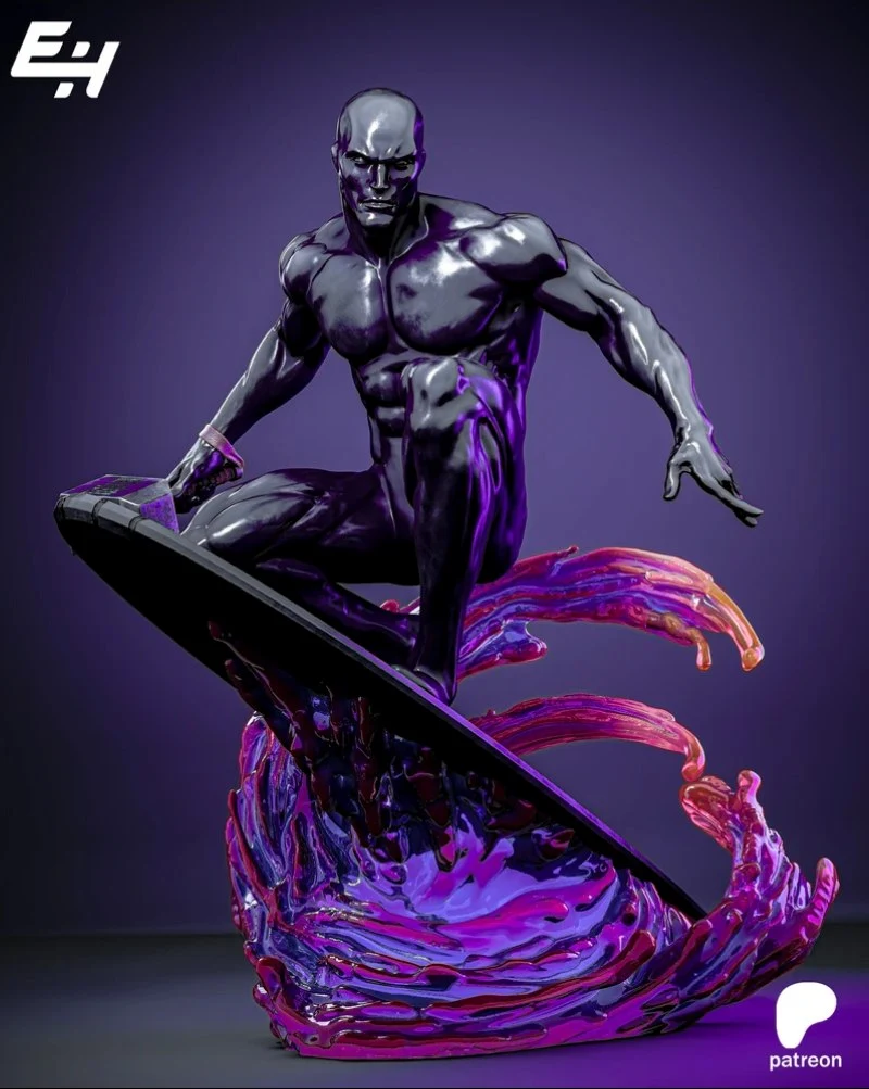 Silver Surfer — Marvel 3D printable STL model