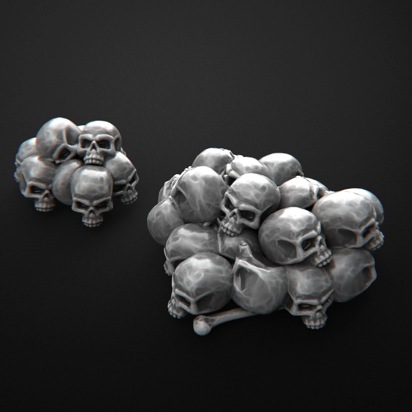 Skull Mounds 3D printable STL model